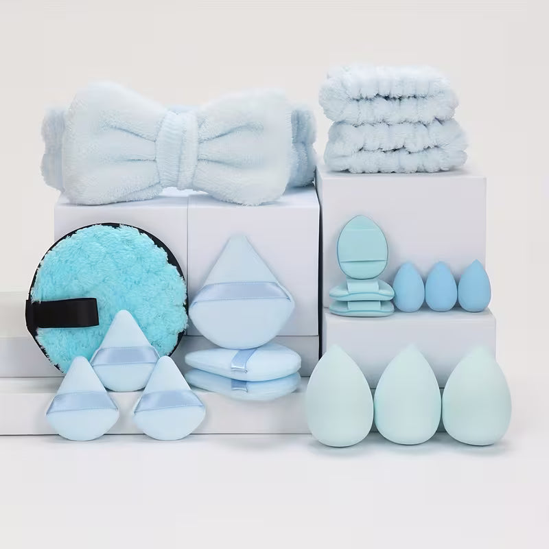 Beauty Essentials 19-Piece Makeup & Headband Kit