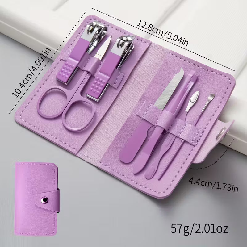 7pcs Professional Manicure Set (Portable Case)