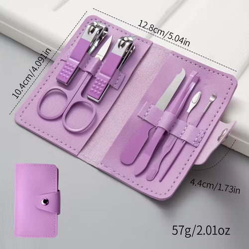 7pcs Professional Manicure Set (Portable Case)