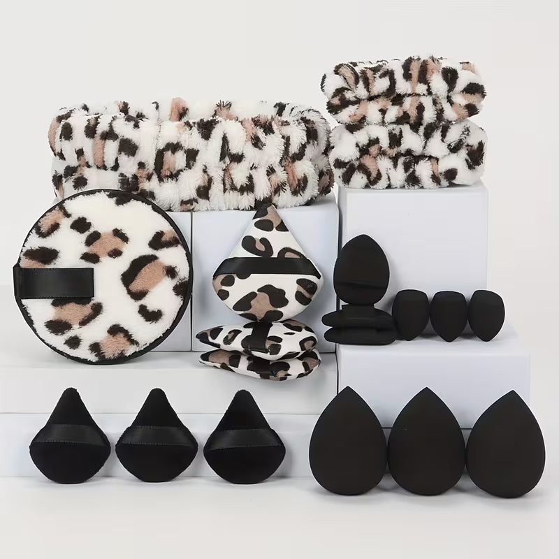 Beauty Essentials 19-Piece Makeup & Headband Kit