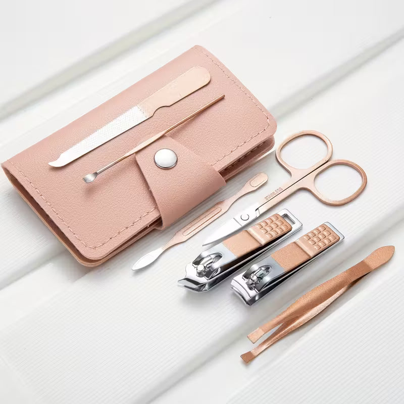 7pcs Professional Manicure Set (Portable Case)