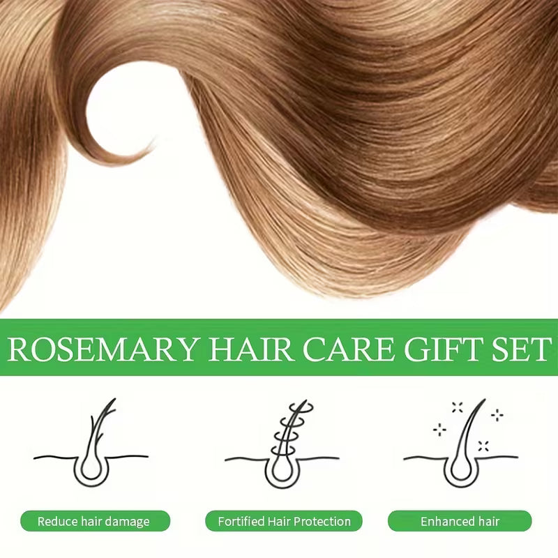 Rosemary Hair Care Gift Set – Natural Strength & Shine for Healthier Hair