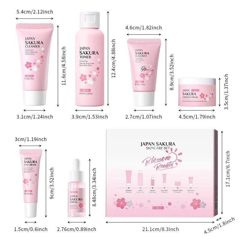 Sakura 6 Piece Skincare Set