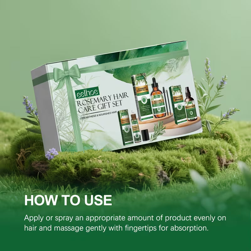 Rosemary Hair Care Gift Set – Natural Strength & Shine for Healthier Hair